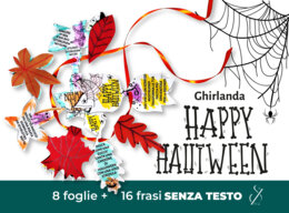 Ghirlanda "HAPPY hAUTween" SENZA TESTO