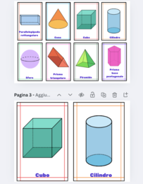 Flashcards dei solidi e cards murali