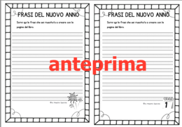 IL LIBRO DELLE FRASI TEMA ANNO NUOVO