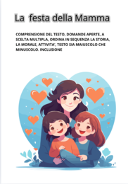 Festa della mamma (italiano;storia) 17 pagine . Sia maiuscolo, che minuscolo.