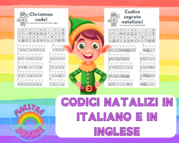 CODICI NATALIZI IN ITALIANO E IN INGLESE