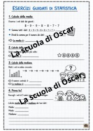 Quaderno operativo di Matematica - Classe 4^ e 5^ - Esercizi e Verifiche su Statistica - Grafici - Probabilità -