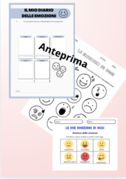 Il Kit delle emozioni - ruote interattive, termometro dell'umore e schede per la Scuola dell'Infanzia e la classe 1° della scuola primaria