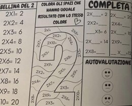 Opuscolo tabelline