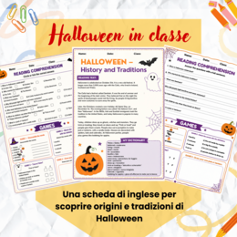 Halloween – History and Traditions - inglese per le classi 4-5 primaria
