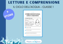 Lettura e comprensione CLASSE 1 - SCOPRI LE STORIE DI GOCCE D'ACQUA!
