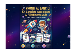 Kit Accoglienza & Allestimento Aula – Tema Spazio