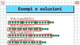 video e presentazione - DIVISIONE con e senza resto