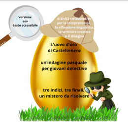 L'uovo d'oro di Casteltenero; un pacchetto di attività per un'indagine pasquale per giovani detective; classi 3-4-5
