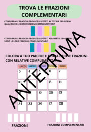Calendario matematico/classe quarta