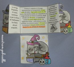 Halloween : problemino di strega Brigidella pop up