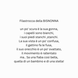 Filastrocca della BISNONNA