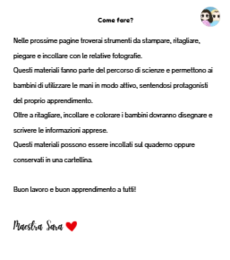 Kit di materiali per il quaderno completo di scienze classe prima e seconda stile lapbook