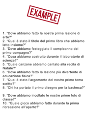 CACCIA AI RICORDI- SCUOLA PRIMARIA 1 A 5 ELEMENTARE