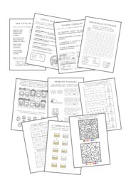 Fascicolo delle attività pasquali di italiano e matematica - classe prima