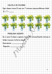 Giornata internazionale della donna attività matematica classe seconda scuola primaria