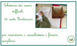 Lo schedario dei suoni difficili-classe prima/seconda