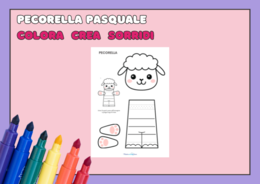 Paper Crafts: pecorella pasquale fai da te