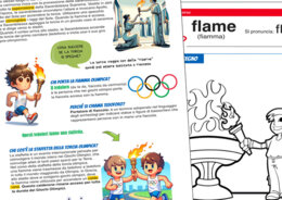 Il viaggio della fiamma olimpica spiegato ai bambini