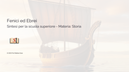 Fenici ed Ebrei: Economia, Alfabeto e Storia Biblica + Verifica (PPTX)