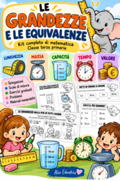 Grandezze ed equivalenze kit matematica terza primaria
