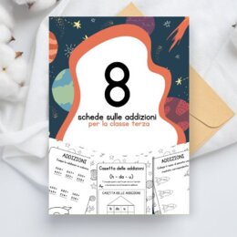 Schede didattiche addizioni classe terza