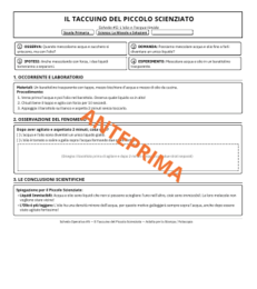 20 ESPERIMENTI SCIENTIFICI FACILI per la Scuola Primaria | Il Taccuino del Piccolo Scienziato (Classi 3ª e 4ª) [PDF Pratico B/N]