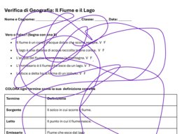 verifica fiume e lago