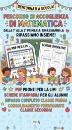 Percoso di accoglienza di matematica in classe II