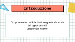 video e presentazione - DIVISIONE con e senza resto