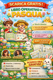 Libro operativo scuola primaria classe 1-3 Pasqua