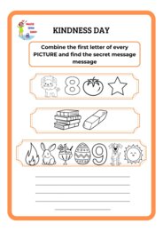 WORLD KINDNESS DAY: find the secret messages and learn to be kind