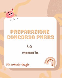 CONCORSO PNRR3- MEMORIA