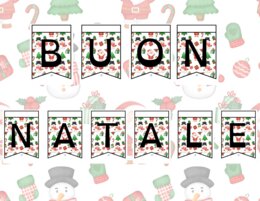 BANDIERINE : BUON NATALE