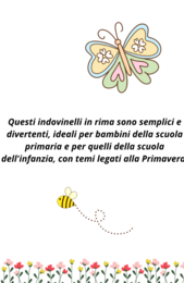 PRIMAVERA INDOVINELLI
