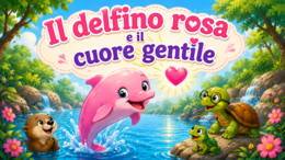 il delfino rosa e il cuore gentile