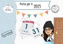 Lavoretto Creativo "Porta per il 2025": Obiettivi e Decorazioni Personalizzate