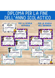 DIPLOMA PER LA FINE DELL'ANNO SCOLASTICO