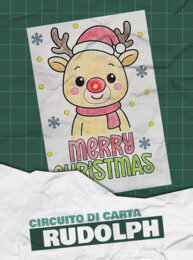 Circuito di carta - Natale con Rudolph