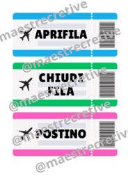 Kit accoglienza tema VIAGGIO - kit completo
