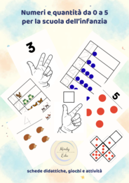 Numeri e quantità da 0 a 5: schede didattiche, giochi e attività per la scuola dell’infanzia