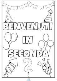 POSTER COLLABORATIVO BENVENUTI IN SECONDA
