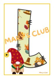 Autunno.Striscione"HELLO AUTUMN"