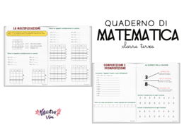 Quaderno di matematica classe terza - back to school