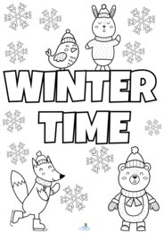 POSTER COLLABORATIVO: WINTER TIME