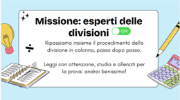 Kit “Missione: esperto/a nelle divisioni”🚀