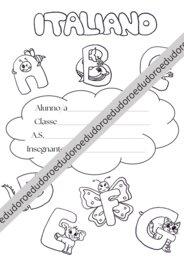 Copertina italiano classe 1°