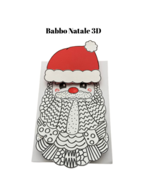 Babbo Natale Doodling 3D