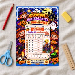 Giochi matematici di Halloween - Classe terza