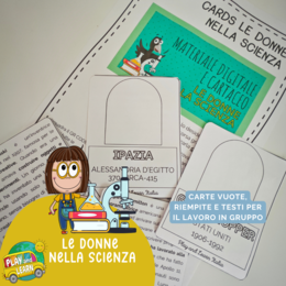 LE CARTE DELLE DONNE NELLA SCIENZA PER LA SCUOLA PRIMARIA